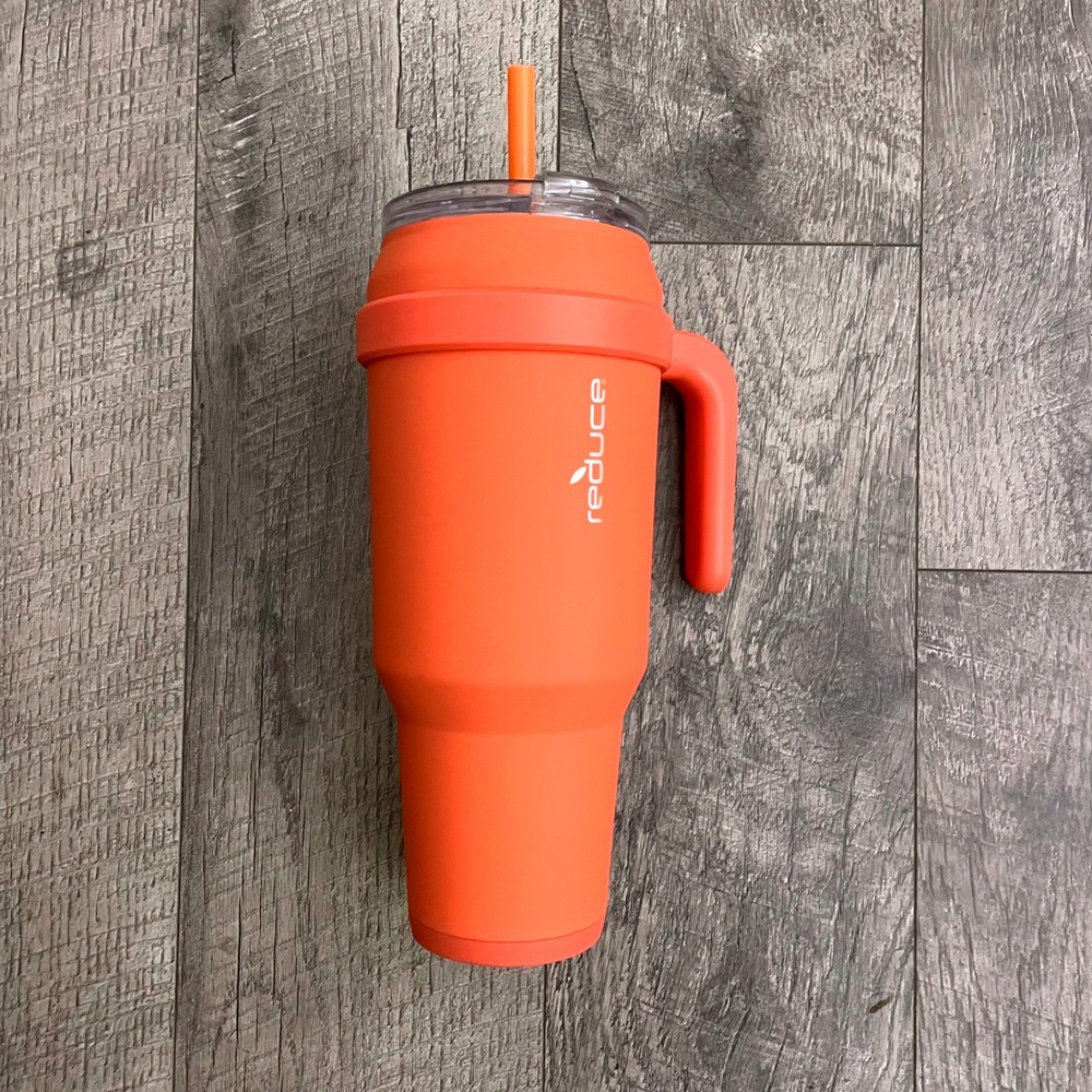 Reduce Cold-1 50 oz Insulated Stainless Steel Tumbler with Handle Orange - Picture 2 of 6